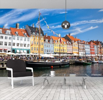 Bild på Nyhavn in Copenhagen Denmark
